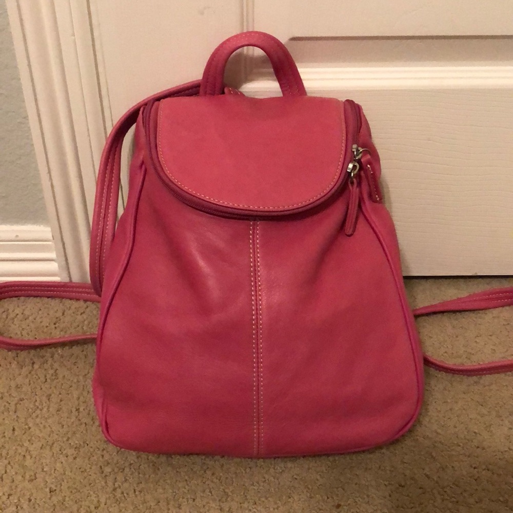 Tignanello Pink Backpack